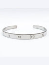 Number Slim Curve Bracelet Silver - MAISON MARGIELA - BALAAN 2