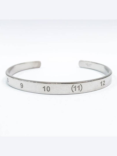 Number Slim Curve Bracelet Silver - MAISON MARGIELA - BALAAN 2