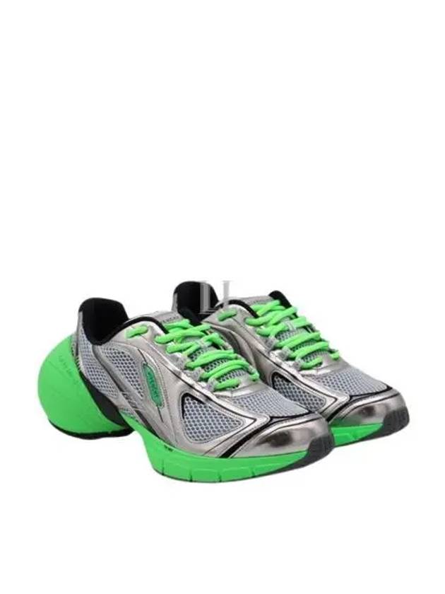 TK MX Mesh Runner Low Top Sneakers Green Silver - GIVENCHY - BALAAN 2