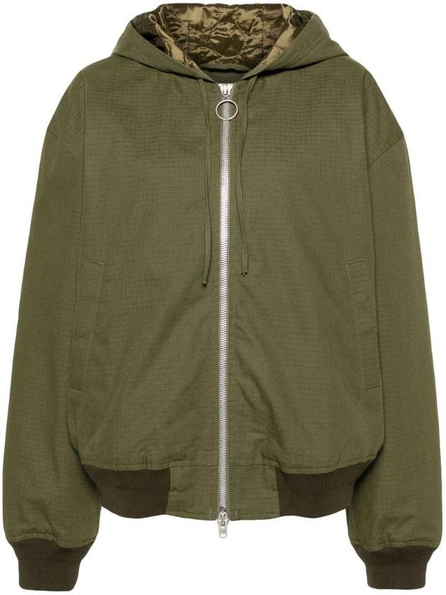 Ripstop Padded Jacket Olive - ACNE STUDIOS - BALAAN 1