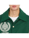 Varsity College Jacket Green - FAMILY FIRST - BALAAN 9