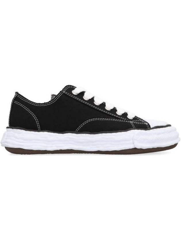 Peterson23 OG Sole Canvas Low Top Sneakers Black - MAISON MIHARA YASUHIRO - BALAAN 3