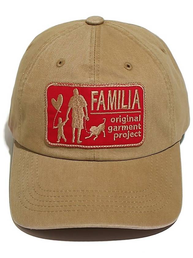 Washed Chicano Family Ball Cap Beige - OGARP - BALAAN 2