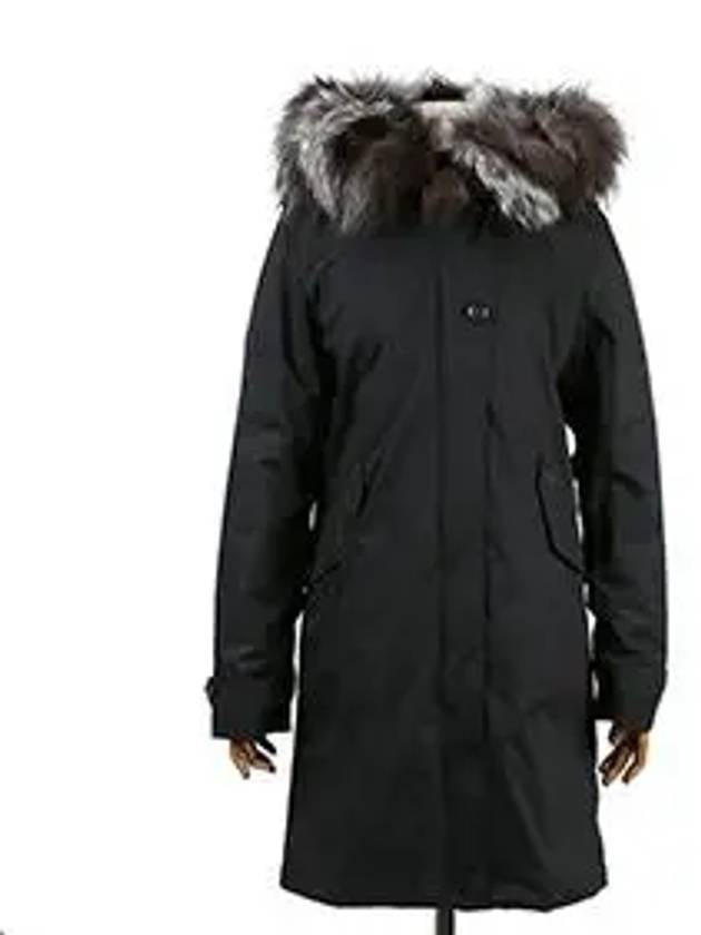 Women's Fox Eskimo Parka Black WWCPS2379 100 - WOOLRICH - BALAAN 5