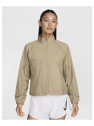 Women s Running Jacket Khaki Pale Ivory Cyber Cement Gray HJ6990 247 698901 - NIKE - BALAAN 1