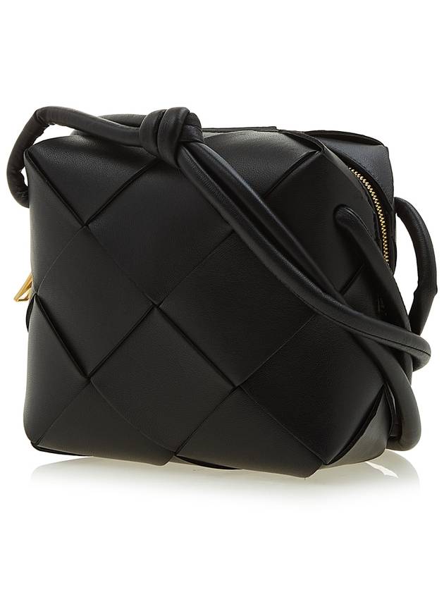 Cassette Intrecciato Mini Shoulder Bag Black - BOTTEGA VENETA - BALAAN 3