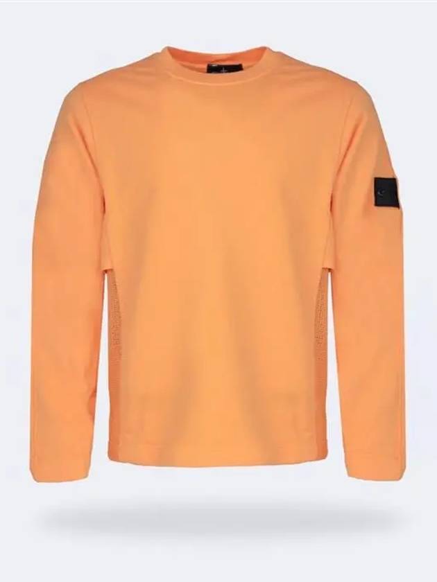 Wappen Shadow Project Mesh Long Sleeve T-Shirt Orange - STONE ISLAND - BALAAN 2