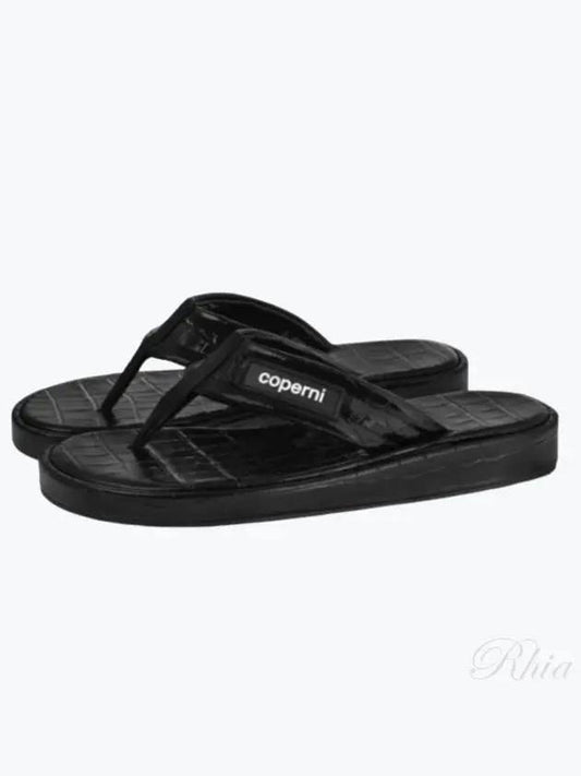 Croco Branded Flip Flops COPSH37838 - COPERNI - BALAAN 1