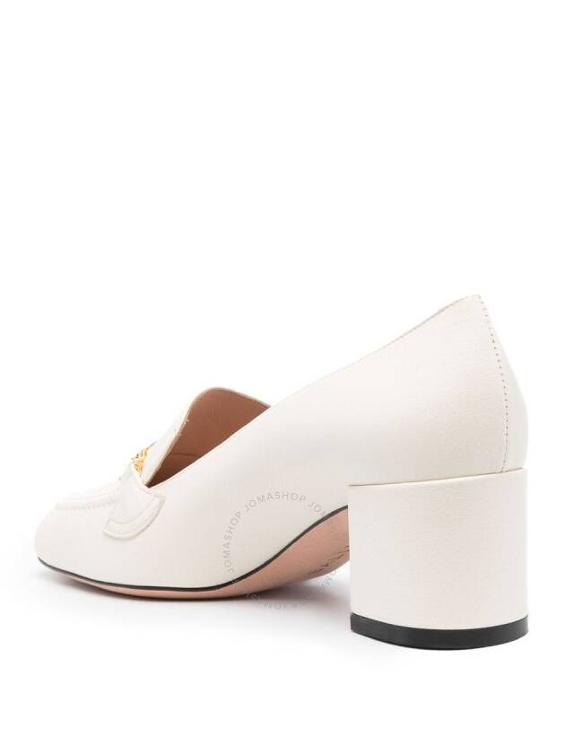 Bally Ellyane 50mm Almond-Toe Leather Pumps - BALLY - BALAAN 3