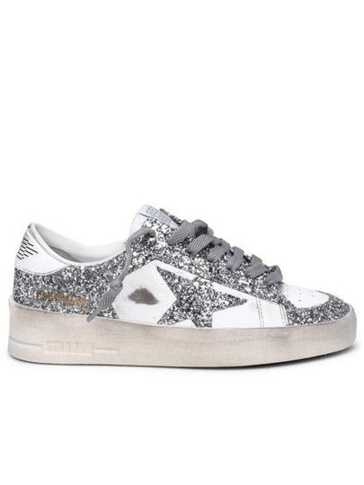 Stardan Glitter Low Top Sneakers Silver - GOLDEN GOOSE - BALAAN 2