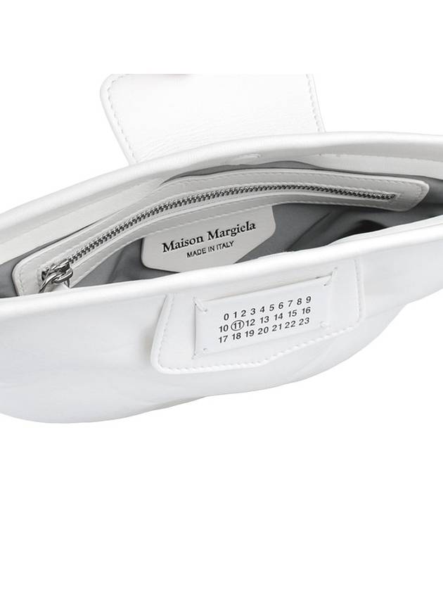 Glam Slam Flat Cross Bag White - MAISON MARGIELA - BALAAN 10