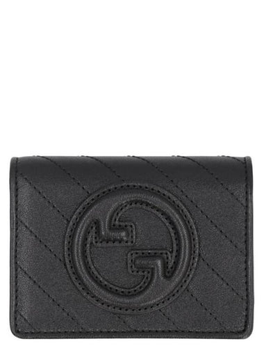 Blondie Half Wallet Black - GUCCI - BALAAN 1