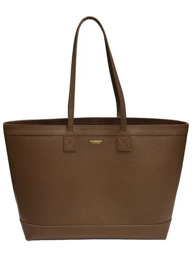 London Shopper Tote Bag Brown - BURBERRY - BALAAN 1