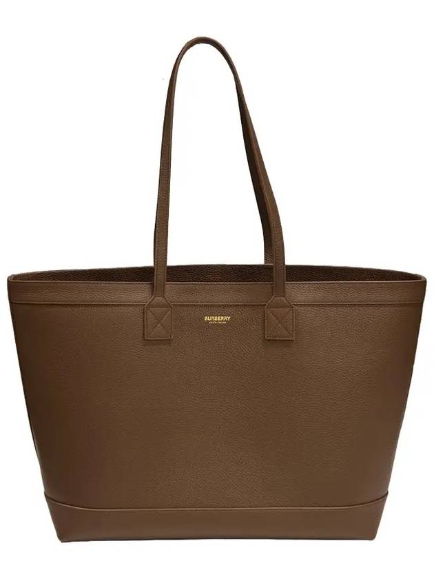 London Shopper Tote Bag Brown - BURBERRY - BALAAN 2