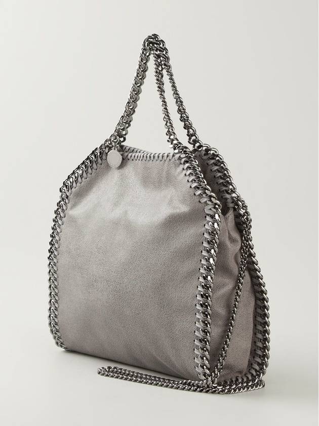 silver Falabella mini tote bag light gray - STELLA MCCARTNEY - BALAAN 5