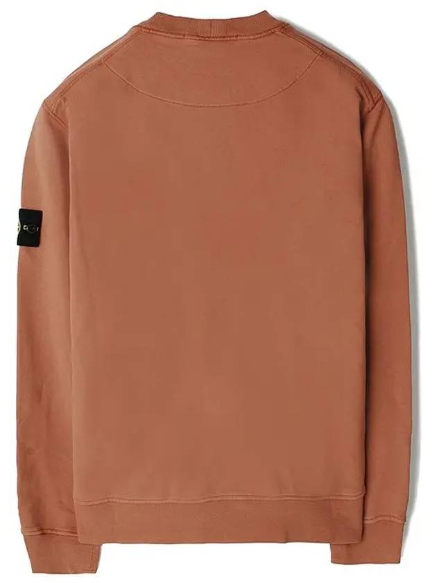 Wappen Patch Garment Dyed Sweatshirt Brown - STONE ISLAND - BALAAN 3