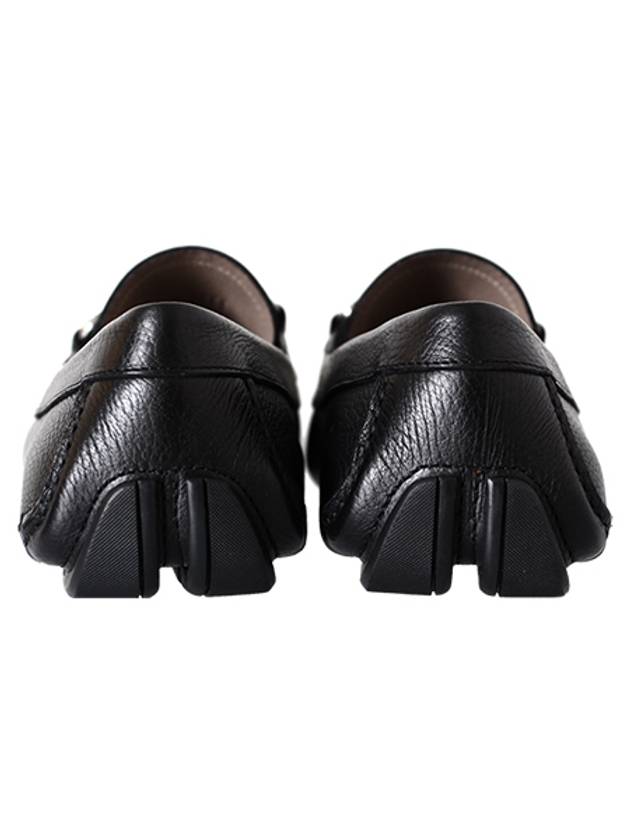 Gancini Ornament Driving Shoes Black - SALVATORE FERRAGAMO - BALAAN 6