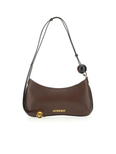 Le Bisou Perle Beaded Shoulder Bag Medium Brown - JACQUEMUS - BALAAN 2