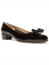 Vara Bow Patent Pumps Black - SALVATORE FERRAGAMO - BALAAN 4