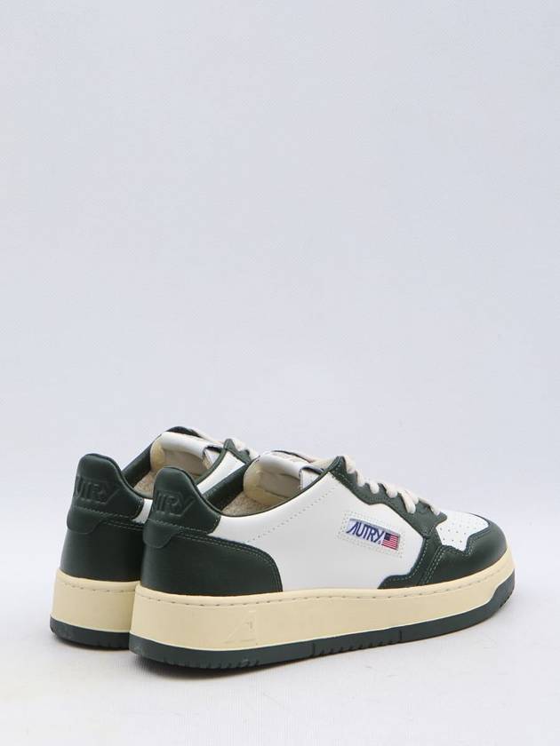 Medalist Sneakers In White And Green - AUTRY - BALAAN 3