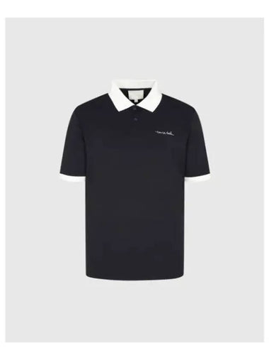 TRAVISMATHEW Men s Summer Short Sleeve T Shirt VER 1 Navy - TRAVIS SCOTT - BALAAN 1