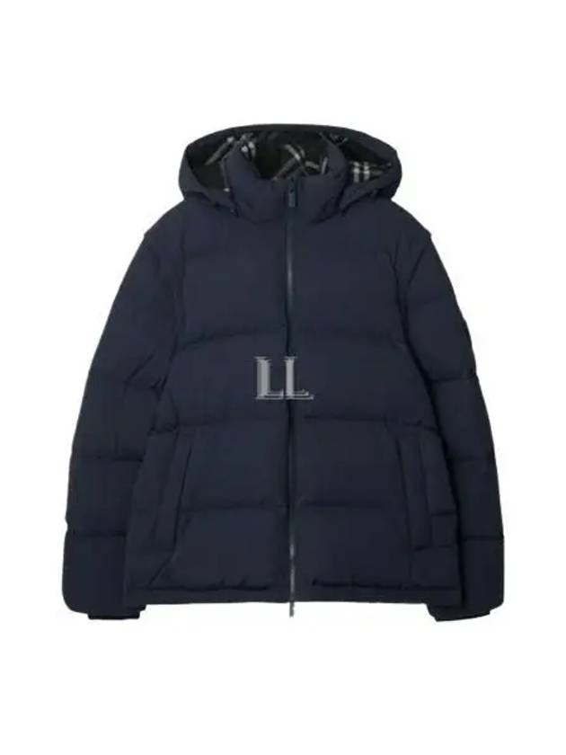 Bideford Detachable Sleeve Down Padding Navy - BURBERRY - BALAAN 2