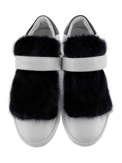 2016000 019S9 002 LUCIE fur white sneakers - MONCLER - BALAAN 2