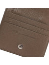 Heart Logo Strap Card Wallet Brown - AMI - BALAAN 10