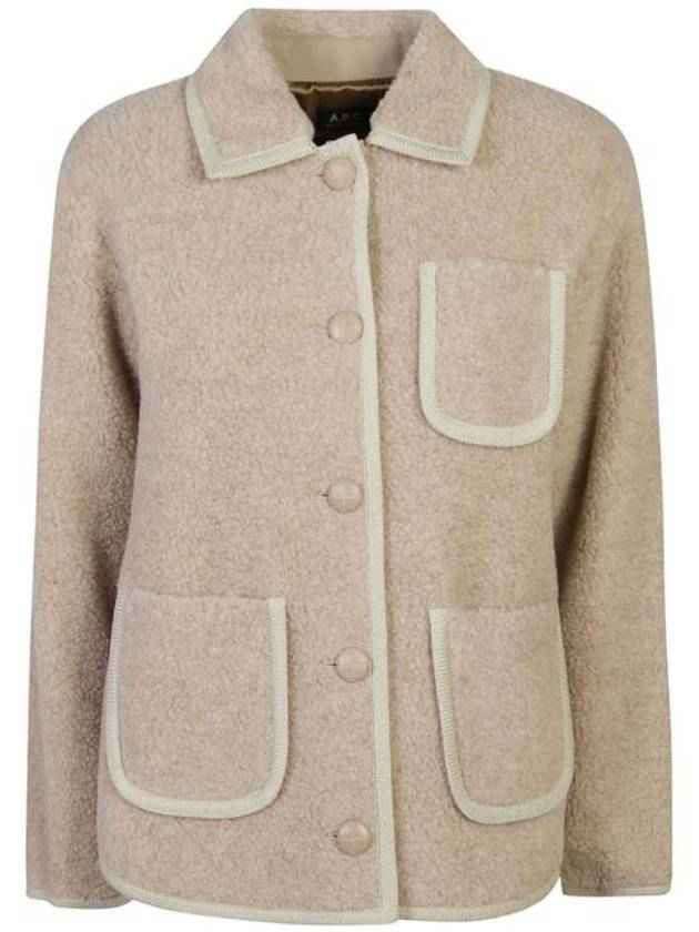 Esther Wool Jacket Rosy Beige - A.P.C. - BALAAN 2