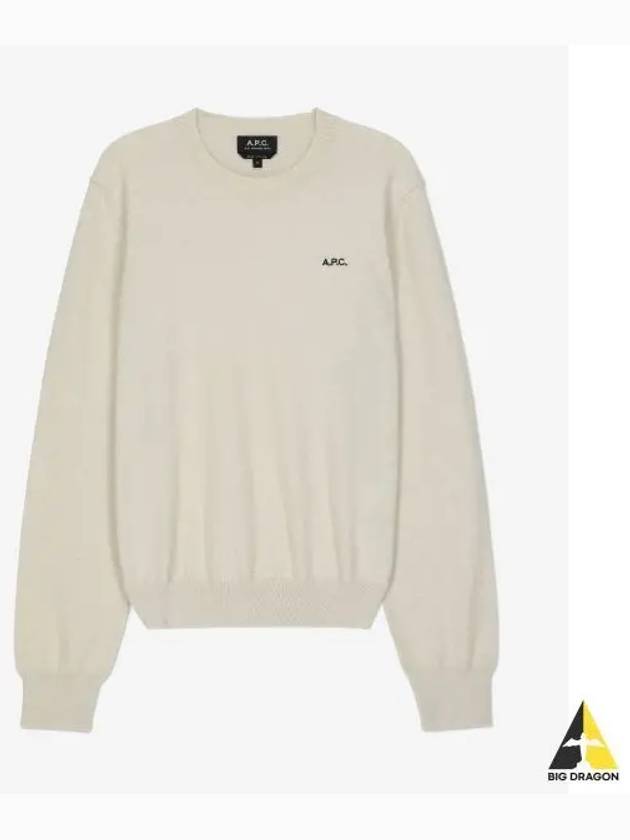 Victoria Embroidery Logo Sweatshirt Ivory - A.P.C. - BALAAN 2