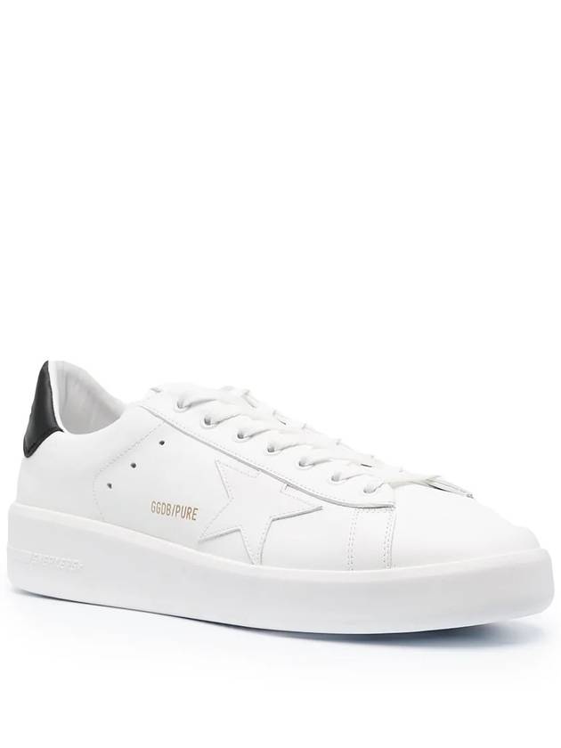 Purestar Black Tab Low Top Sneakers White - GOLDEN GOOSE - BALAAN 3