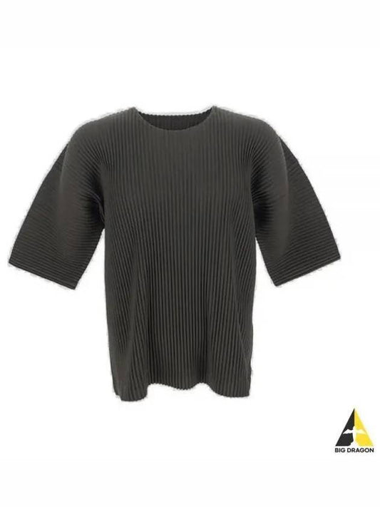 Homme Plissey HP38JK102 68 Pleated Short Sleeve T-Shirt - ISSEY MIYAKE - BALAAN 2