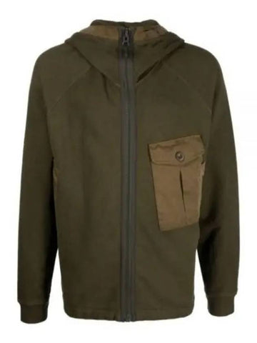 Ten c pocket zip up jacket khaki 22CTCUF02148A06455 - TEN C - BALAAN 1