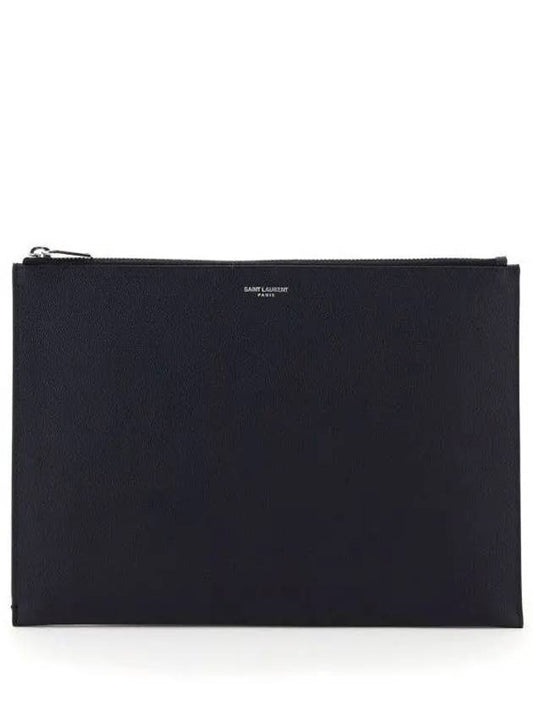 Classic Tablet Clutch Bag Black - SAINT LAURENT - BALAAN 2