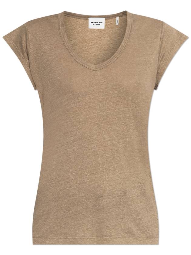 Marant Etoile Top 'Zankou', Women's, Beige - ISABEL MARANT ETOILE - BALAAN 1