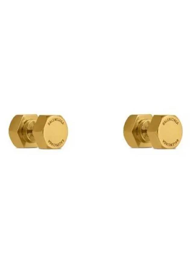 Garage Screw Earrings Gold - BALENCIAGA - BALAAN 2