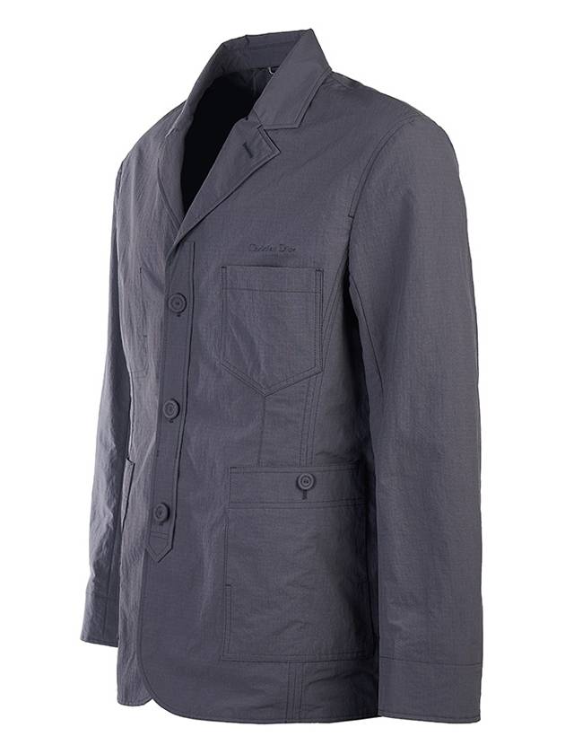 Workwear Technical Ripstop Jacket Anthracite Grey - DIOR - BALAAN 3