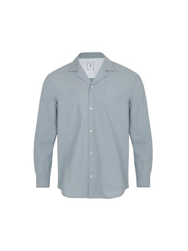 Open Collar Long Sleeve Shirt Mint - SOLEW - BALAAN 1