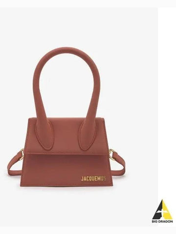 Jacquemus Le Chiquito Moyen Tote Bag Dark Red 213BA0023088480SS23 - JACQUEMUS - BALAAN 1