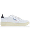 Medalist Black Tab Low Top Sneakers White - AUTRY - BALAAN 3