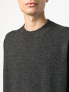 Signature Stitch Crew Neck Wool Alpaca Knit Top Grey - MAISON MARGIELA - BALAAN 6