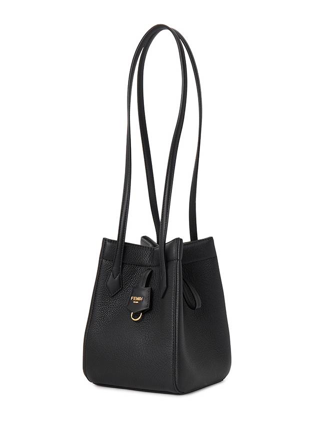 Origami Small Shoulder Bag Black - FENDI - BALAAN 4