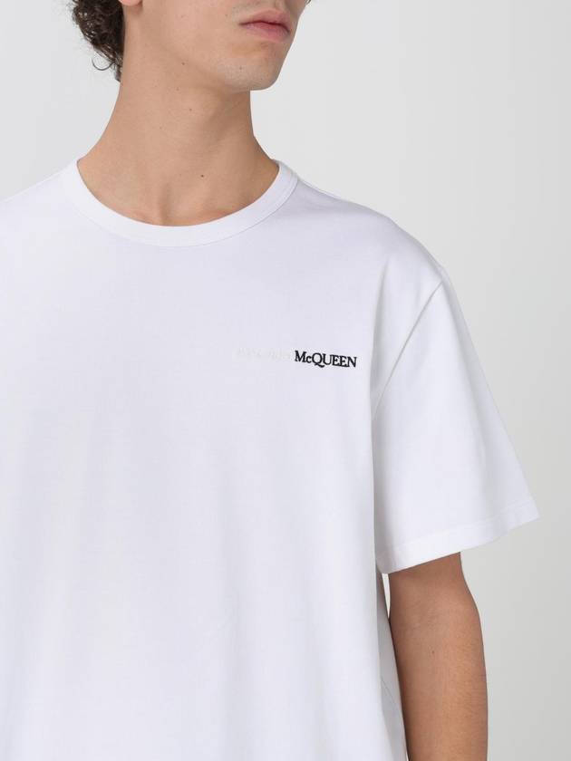 T-shirt Alexander McQueen con mini logo - ALEXANDER MCQUEEN - BALAAN 5