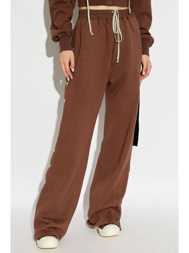 Rick Owens DRKSHDW Sweatpants Pusher, Women's, Brown - RICK OWENS - BALAAN 3