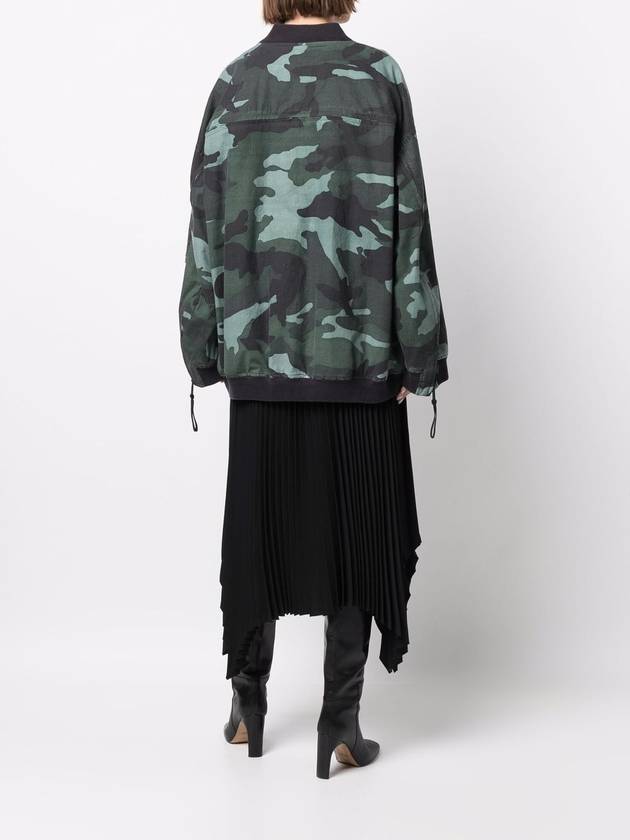 camouflage print oversize bomber - DSQUARED2 - BALAAN 9