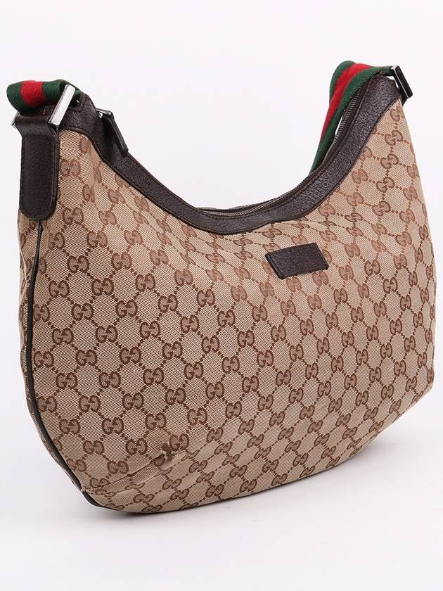 GG fabric three stripe large hobo shoulder bag 189752 - GUCCI - BALAAN 4