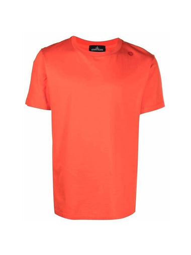 Shadow Project Logo Short Sleeve T-Shirt Orange - STONE ISLAND - BALAAN 1