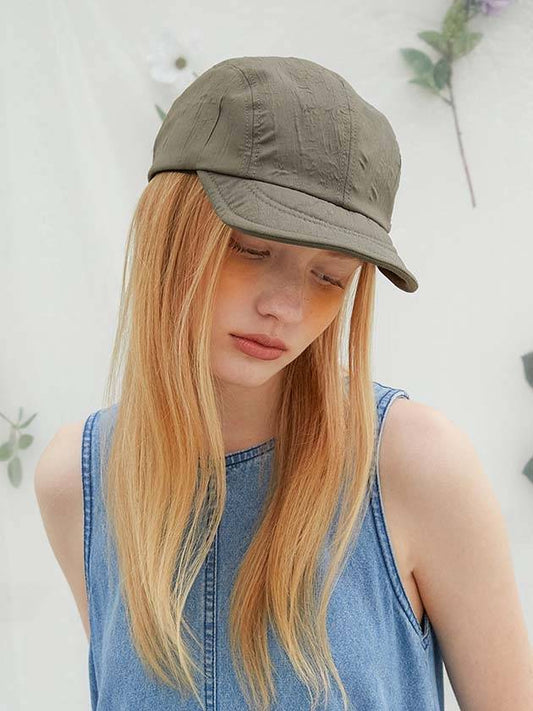 Oh Boy Cap Wrinkled Cotton Khaki - BROWN HAT - BALAAN 2