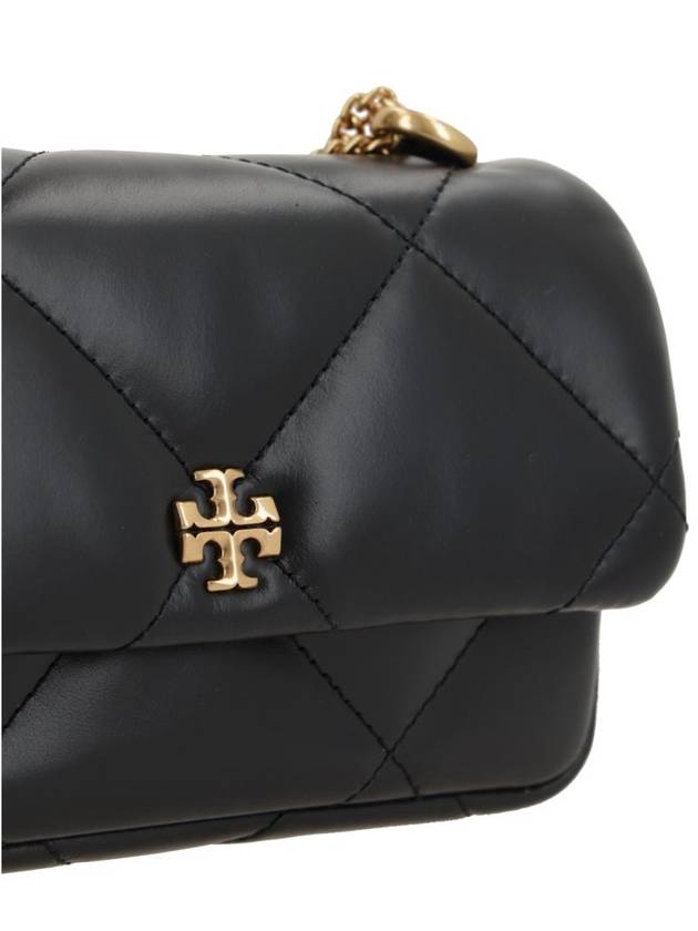 Kira Diamond Quilted Flap Cross Bag Black - TORY BURCH - BALAAN 5