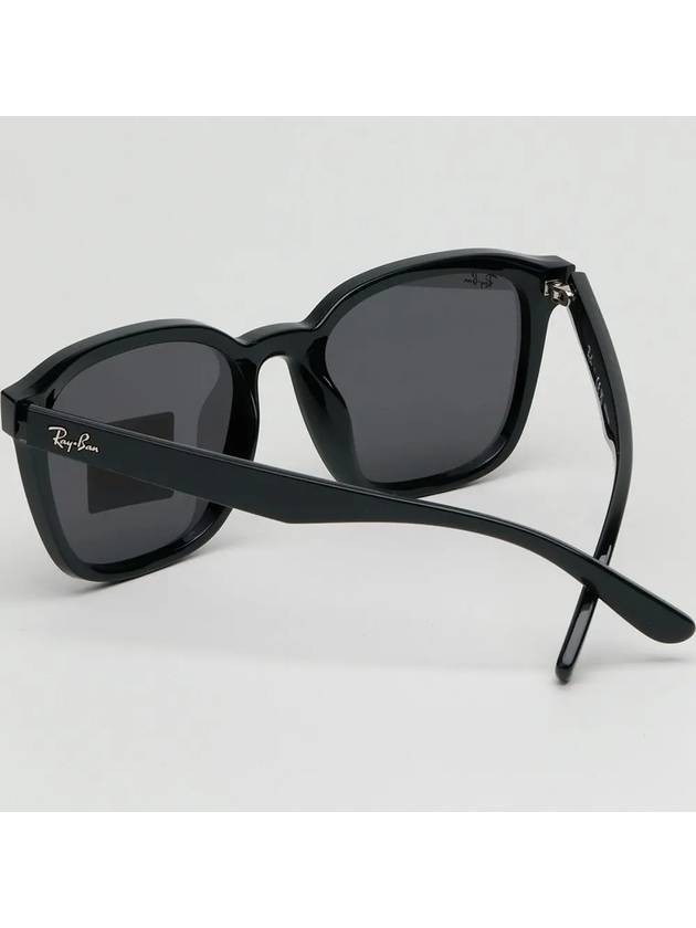 Geometric Frame Sunglasses Black - RAY-BAN - BALAAN 5